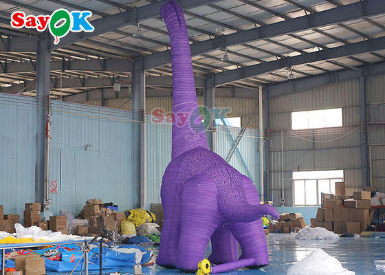 Balones inflables de personajes de tela de Oxford Modelo de dinosaurio inflables Inflable Balón de dinosaurio para publicidad