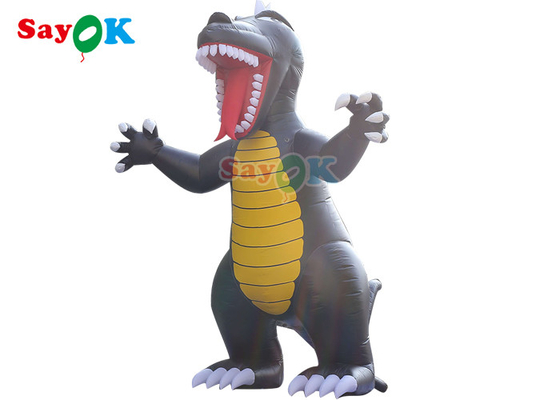 Los personajes de dibujos animados inflables de la publicidad al aire libre explotan el globo animal del dinosaurio