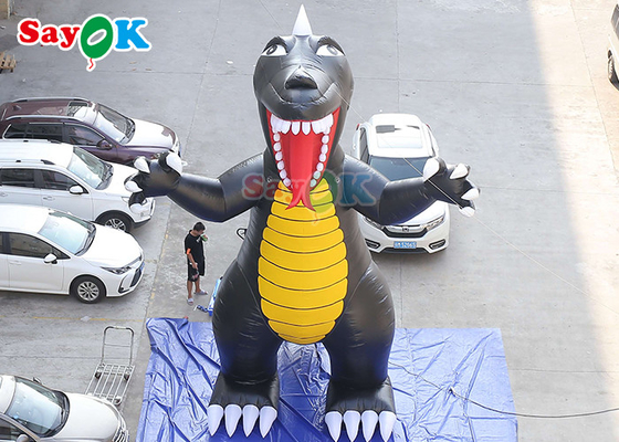 Los personajes de dibujos animados inflables de la publicidad al aire libre explotan el globo animal del dinosaurio