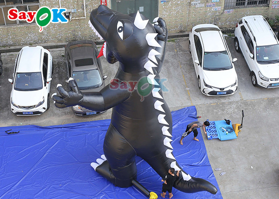 Publicidad al aire libre Personajes de dibujos animados inflables Explotar Dinosaurio Animal Balón modelo inflable