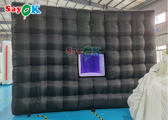 Tienda de club nocturno inflable a prueba de aire con luz led decoración de eventos de fiesta tienda de aire inflable
