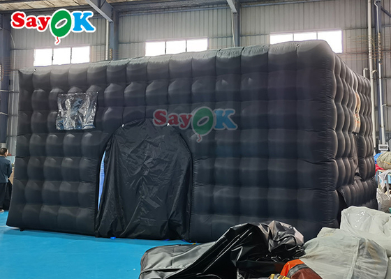 Tienda de club nocturno inflable a prueba de aire con luz led decoración de eventos de fiesta tienda de aire inflable