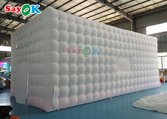 Lounge Club nocturno carpa de campamento inflable carpa de aire inflable con luces