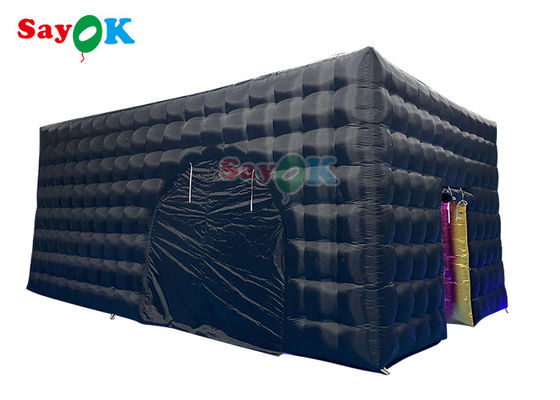 Publicidad Club nocturno carpa de cubo inflable de tela de oxford fuerte carpa de aire inflable