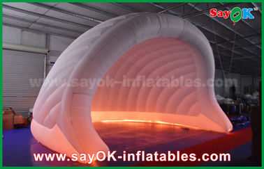 Tienda inflada para exteriores 210D Oxford LED Tienda de aire inflable Cúpula Tienda de iglu inflable Impermeable para fiestas