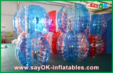 Juegos inflables para el traje de parachoques inflable inflable durable de la bola de la burbuja del balón de fútbol del cuerpo del PVC TPU de los adultos