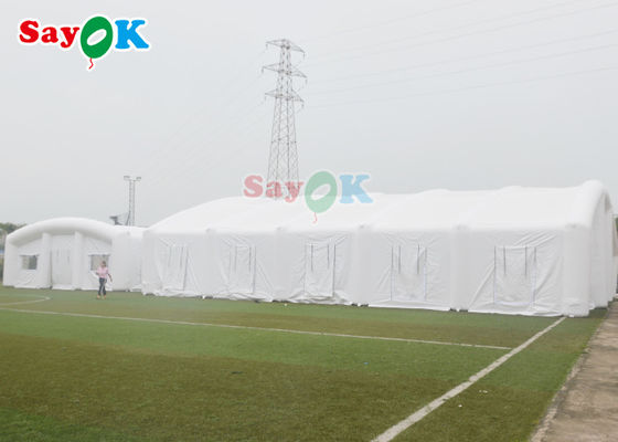 Tenda de aire inflable de bodas de PVC impermeable Blanco Inflable Tenda de aire inflable de exterior