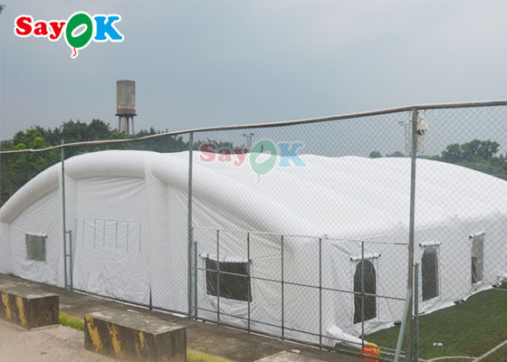 Tenda de aire inflable de bodas de PVC impermeable Blanco Inflable Tenda de aire inflable de exterior