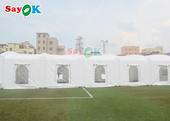 Tenda de aire inflable de bodas de PVC impermeable Blanco Inflable Tenda de aire inflable de exterior