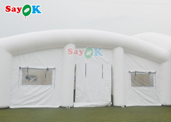 Tenda de aire inflable de bodas de PVC impermeable Blanco Inflable Tenda de aire inflable de exterior