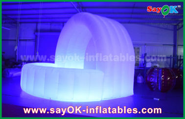 Club nocturno Tienda de bar impermeable tela de oxford inflada Cúpula de tienda de campaña iluminación LED para el mostrador de bar