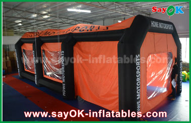 Cabina de espray grande del coche de Inflatables de la calidad comercial del PVC de 8 de los x 4m para la prenda impermeable