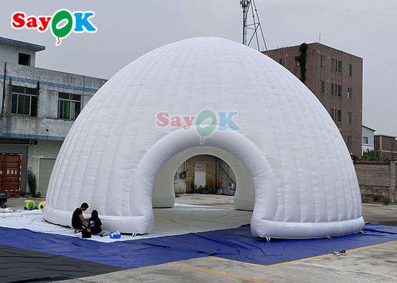 Tenda de aire inflable publicidad estructura de la tienda de iglu