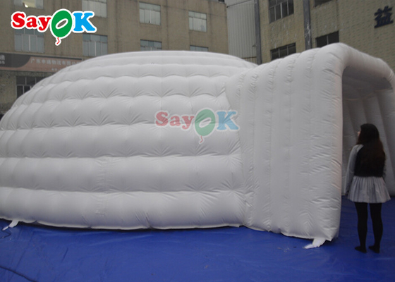 Tienda de cúpula inflable soplada por aire hermética para exposición de eventos de fiesta