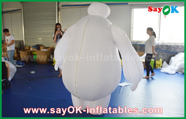 Publicidad Inflable Inflable Baymax Mascota Traje / Robot Inflable Baymax Para Niños Parque de diversiones