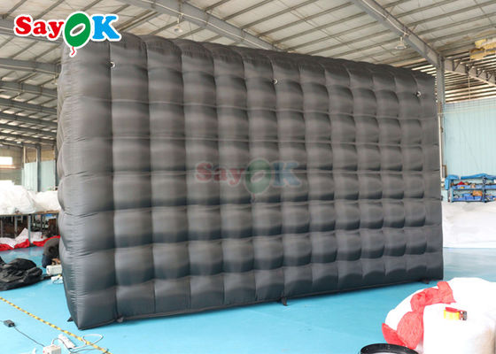 Bar de música de LED negro tienda de campaña de club nocturno comercial club nocturno inflable con discoteca club nocturno inflable para ren