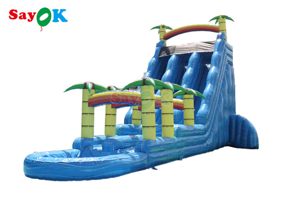 Deslizador de piscina inflable Tropical Fiesta Breeze Deslizador de agua inflable comercial para niños adultos
