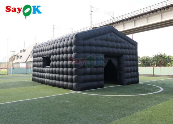 Disco negro luz inflable tienda de noche móvil tienda de fiesta portátil iluminación LED para alquiler de discoteca inflable