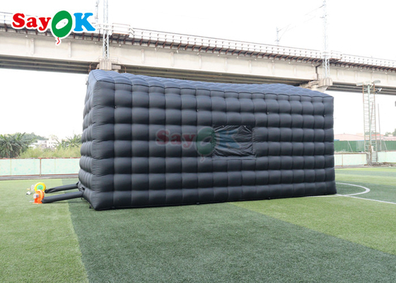Disco negro luz inflable tienda de noche móvil tienda de fiesta portátil iluminación LED para alquiler de discoteca inflable