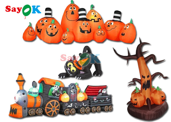 Halloween llevó la celebración de días festivos que el esqueleto de la calabaza apoya las luces de Toy Holiday Inflatable Outdoor Model