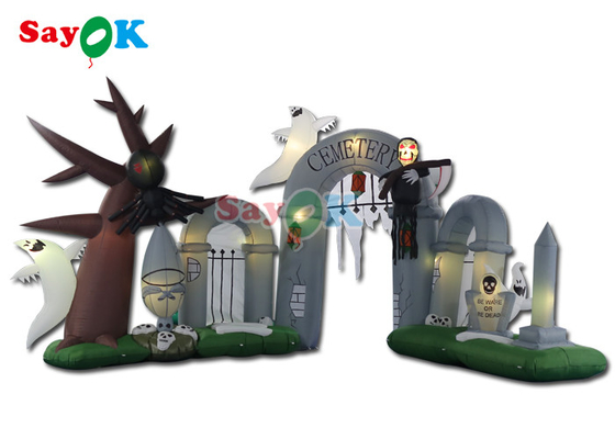 Halloween llevó la celebración de días festivos que el esqueleto de la calabaza apoya las luces de Toy Holiday Inflatable Outdoor Model