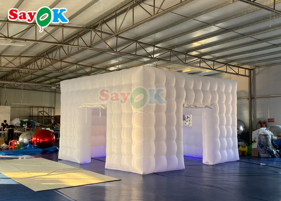 Eventos de estructura LED carpa de aire inflable club nocturno carpa de fiesta inflable carpa de aire inflable
