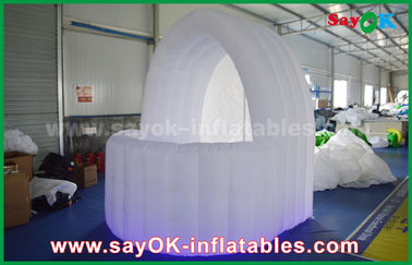Tienda blanca de la barra del Pub del paño de 3M DIA Inflatable Air Tent Oxford de la tienda inflable de la barra con la luz del LED