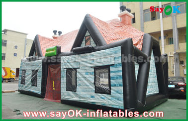 Prenda impermeable inflable de la cabaña de madera de la tienda de la casa de la tienda inflable del aire del PVC del gigante 0.55m m de la tienda del aire de Outwell