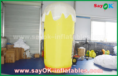 Taza inflable de encargo gigante de la botella de cerveza con el paño de Oxford del ventilador del CE/UL