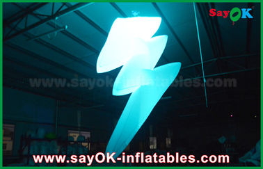 Decoración inflable de la iluminación de la caída de nylon del paño con el cambio del color claro del LED