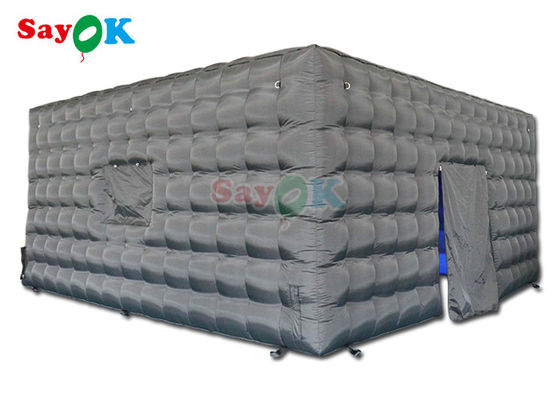 Airproof Club nocturno inflable cubo de boda carpa de fiesta móvil 6x6x3mH carpa de aire inflable
