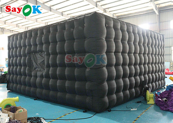 Airproof Club nocturno inflable cubo de boda carpa de fiesta móvil 6x6x3mH carpa de aire inflable