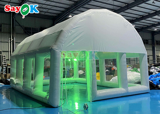 TPU Inflable Cúpula de burbuja Edificio cubierto de aire cubierta de la tienda de agua 23x18ft