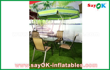 Haga estallar encima del material de nylon voladizo del paraguas 190T del patio de Sun del jardín al aire libre de la playa de la tienda de la playa