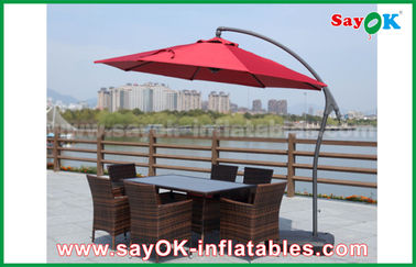 Surja el parasol de playa al aire libre de Sun del plegamiento resistente ULTRAVIOLETA de la tienda de la playa, parasol chino del jardín