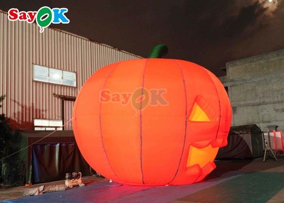 16.4FT Halloween gigante en exteriores Decoraciones de calabaza inflable Impresión digital