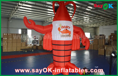 Langosta inflable roja grande para hacer publicidad de la decoración/del modelo artificial gigante de la langosta