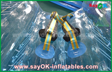 Juegos inflables para los adultos diámetro de parachoques transparente del fútbol el 1.5m de la bola de la burbuja del PVC/de TPU de 0.8m m/de 1.0m m