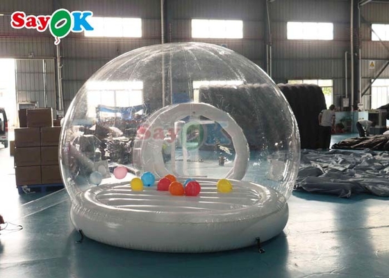 Casa de bolboretas de PVC de calidad comercial Partida para niños Cúpula clara Balón tienda de jardín