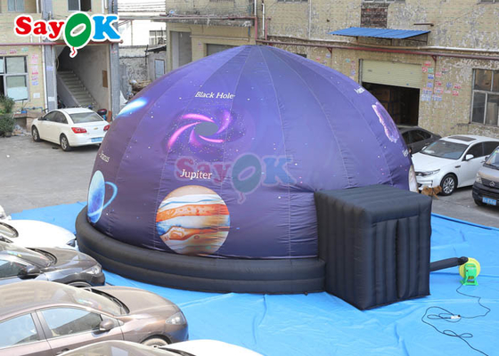 Tenda de Planetario Inflables Portátil 360 proyección móvil Tenda de eventos de la cúpula del planetario