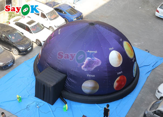 3d proyección de planetario inflable tienda de cúpula 360 grados cúpula completa proyección de casa cúpula de planetario inflable