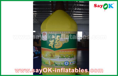 productos inflables de encargo de la botella inflable 3mH para la publicidad comercial del aceite de maíz