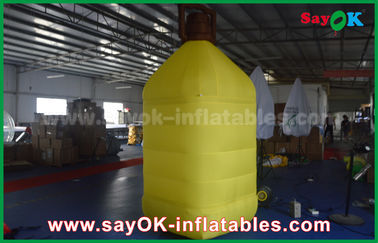 productos inflables de encargo de la botella inflable 3mH para la publicidad comercial del aceite de maíz