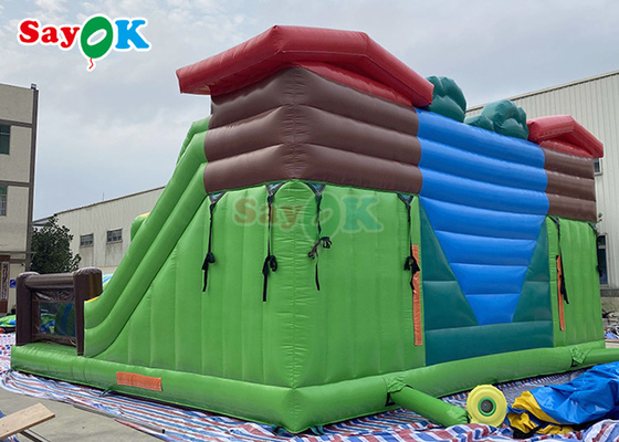 Parque temático inflables divertidos salpicador trampolín para niños equipos comerciales de patio de recreo