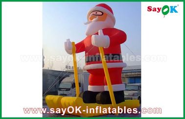 Diversos Papá Noel personajes de dibujos animados inflables de Customzied para la Navidad
