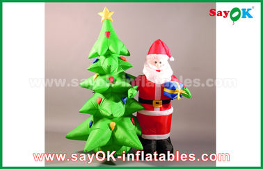 Diversos Papá Noel personajes de dibujos animados inflables de Customzied para la Navidad
