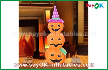 Decoraciones inflables del día de fiesta, personajes de dibujos animados inflables de la calabaza para Halloween