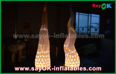 Árbol mágico inflable de la iluminación con la impresión del logotipo para el festival de la decoración/de las luces