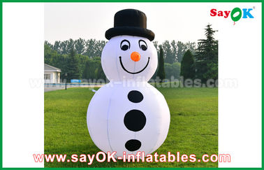 muñeco de nieve blanco popular/Olaf de los personajes de dibujos animados inflables del paño de 210D Oxford