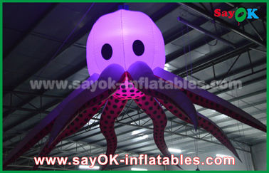 Iluminación inflable gigante del pulpo/del Devilfish de la iluminación del animal de mar para la decoración o el partido